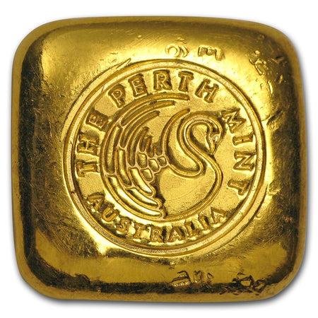 1oz The Perth Mint Gold Cast Bar