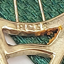 Load image into Gallery viewer, Unisex Yellow Gold 9ct (375, 9K) High Quality Mini Diamond Tennis Racket Pendant
