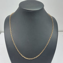 Load image into Gallery viewer, Ladies Necklace 9ct (375, 9K) High Quality Mariner Link Belcher Chain Necklace
