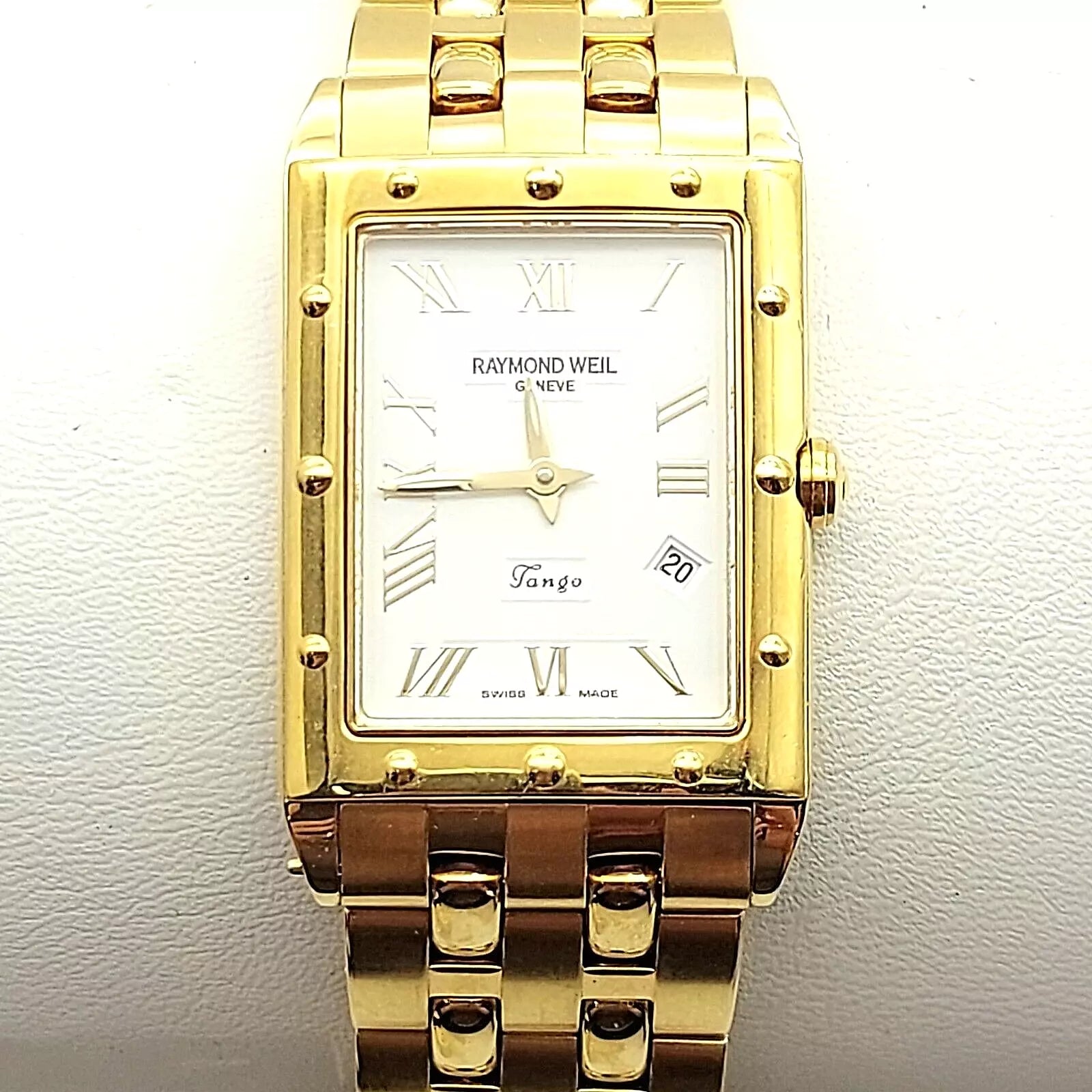 Ladies Raymond Weil Tango 5981 Gold Plated Stainless Steel Watch