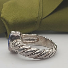 Load image into Gallery viewer, Unisex Ring Silver (925) Opal Unique Dress Ring
