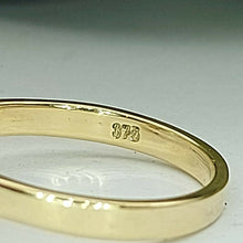 Load image into Gallery viewer, Ladies Ring 9ct (375, 9K) Real Yellow Gold Diamond Chip Dress Ring
