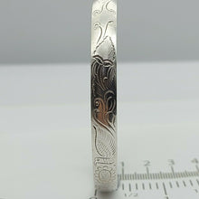 Load image into Gallery viewer, 925 Sterling Silver Unique Filigree Thick Patterned Bangle
