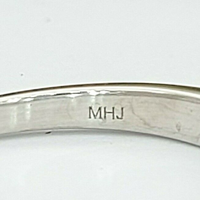 Ladies MHJ Ring 10ct (417, 10K) White Gold Natural Diamond (0.33ct) Band Ring