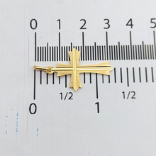 Load image into Gallery viewer, Unisex Yellow Gold 9ct (375, 9K) Italian Fancy Cross Pendant
