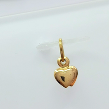 Load image into Gallery viewer, Ladies Solid Yellow Gold 9ct (375, 9K) Tiny Double Hearts Pendant
