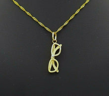 Load image into Gallery viewer, Ladies Pendant 9ct (375, 9K) Yellow Gold Sunglasses Pendant
