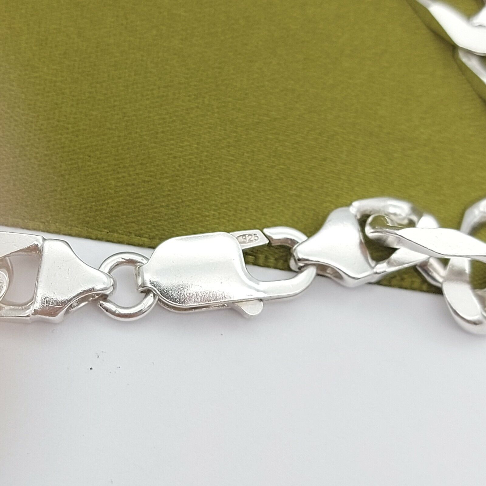 925 Sterling Silver Curb Chain Bracelet
