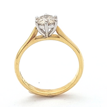 Load image into Gallery viewer, Ladies 18ct (750, 18K) Yellow Gold 0.81ct Natural Diamond Engagement Ring
