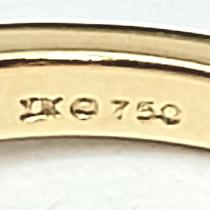 Ladies Yellow Gold 18ct (750, 18k) Rare Bypass Swirl Natural Diamond Ring