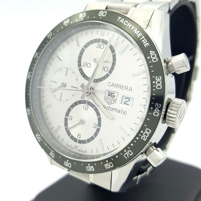 Genuine Tag Heuer Men's Carrera Chrono Tachy Calibre 16 CV2011 Watch