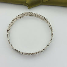 Load image into Gallery viewer, 925 Sterling Silver Unique Patterned Bangle
