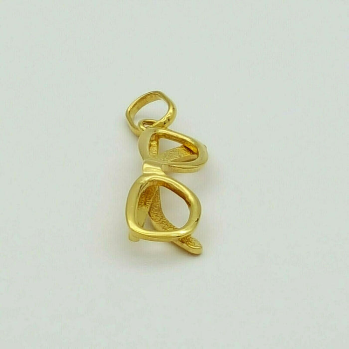 Ladies Pendant 9ct (375, 9K) Yellow Gold Sunglasses Pendant