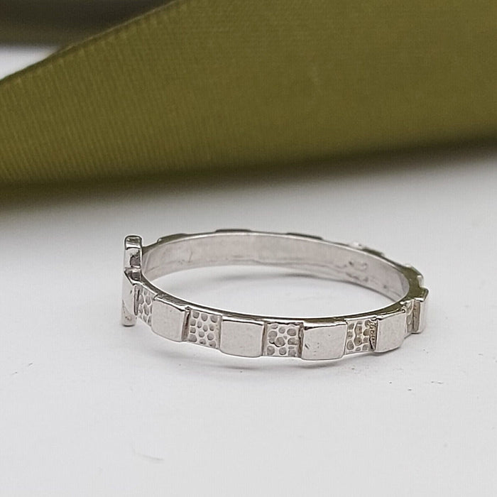 Unisex Ring Silver (925) Silver Cross Dress Ring