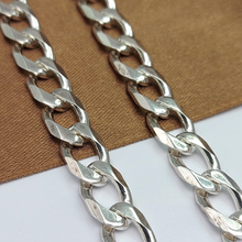 Load image into Gallery viewer, Unisex Sterling Silver (925) Solid High Quality Curb Chain Necklace
