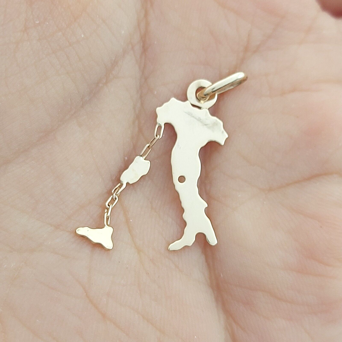 Ladies Yellow Gold 9ct (375, 9K) UNOAERRE Italy, Sardinia and Sicily Pendant