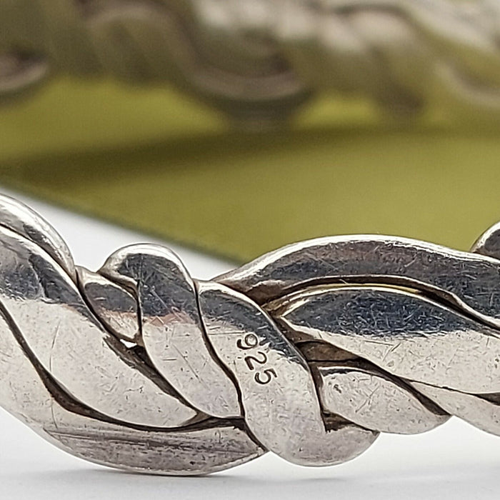 925 Sterling Silver Unique Patterned Bangle