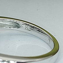 Load image into Gallery viewer, Ladies Dress Ring 14ct (585, 14K) White Gold Created Tourmaline &amp; Diamond Ring
