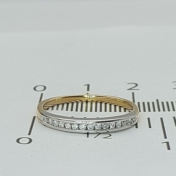 Ladies MHJ Ring 10ct (417, 10K) Yellow Gold Diamond (15pts) Dress Ring