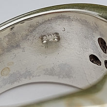 Load image into Gallery viewer, Unisex Ring Silver (925) Thick Band Flower Dress Ring
