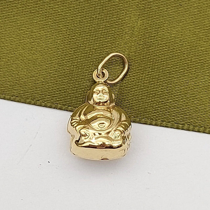 Unisex Pendant 9ct (375, 9K) Yellow Gold Buddha Pendant