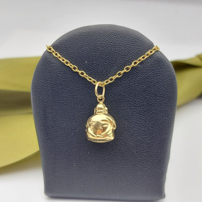 Unisex Pendant 9ct (375, 9K) Yellow Gold Buddha Pendant