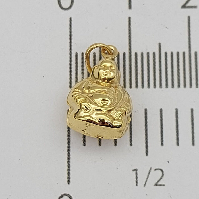 Unisex Pendant 9ct (375, 9K) Yellow Gold Buddha Pendant