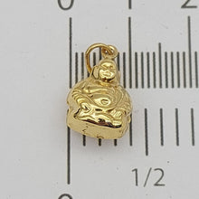 Load image into Gallery viewer, Unisex Pendant 9ct (375, 9K) Yellow Gold Buddha Pendant
