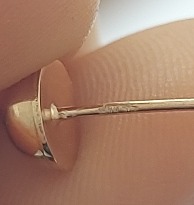 Ladies Yellow Gold 9ct (375, 9K) High Quality Pharaoh Side Profile Pendant