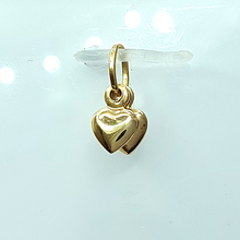 Load image into Gallery viewer, Ladies Solid Yellow Gold 9ct (375, 9K) Tiny Double Hearts Pendant
