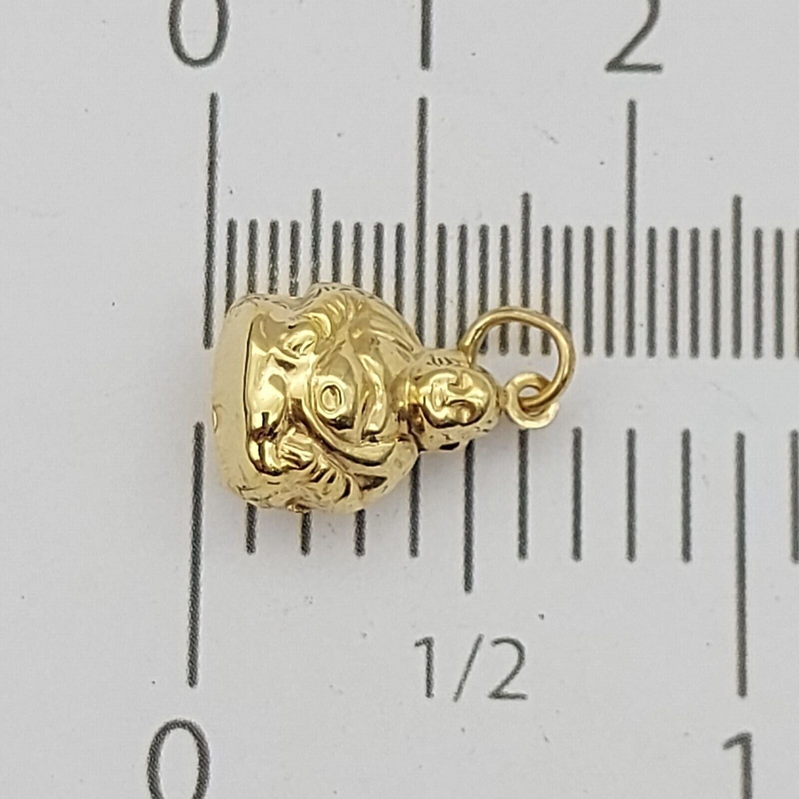 Unisex Pendant 9ct (375, 9K) Yellow Gold Buddha Pendant