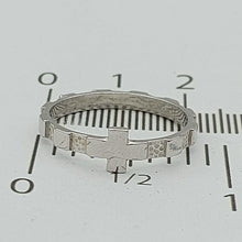 Load image into Gallery viewer, Unisex Ring Silver (925) Silver Cross Dress Ring

