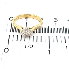 Load image into Gallery viewer, Ladies 18ct (750, 18K) Yellow Gold 0.81ct Natural Diamond Engagement Ring
