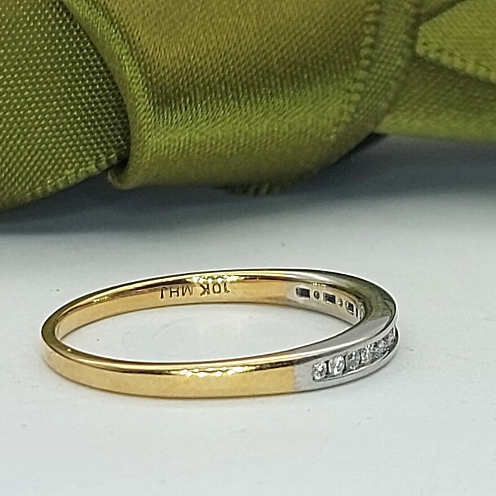 Ladies MHJ Ring 10ct (417, 10K) Yellow Gold Diamond (15pts) Dress Ring