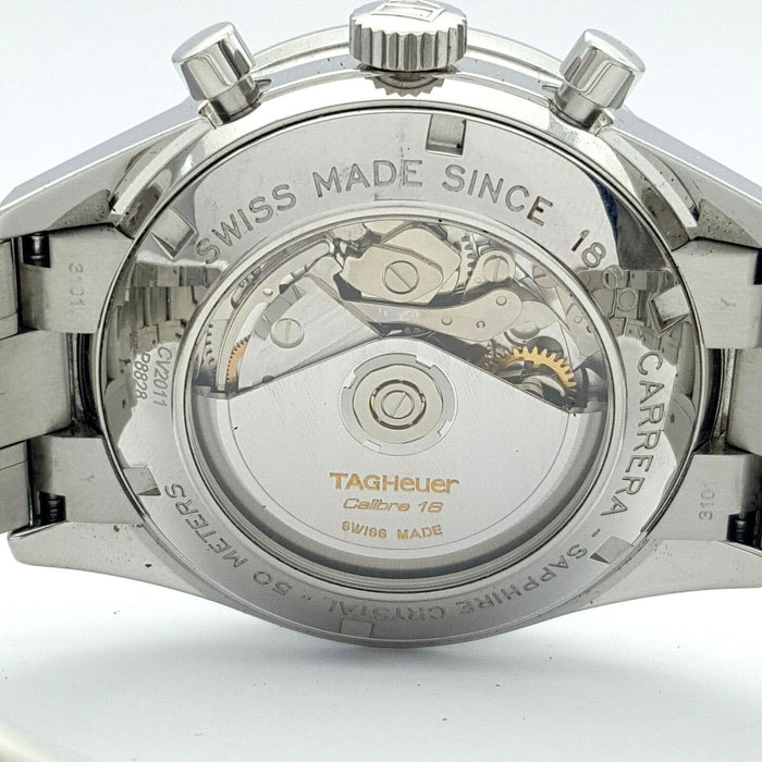 Genuine Tag Heuer Men's Carrera Chrono Tachy Calibre 16 CV2011 Watch