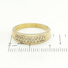 Load image into Gallery viewer, Ladies Ring 9ct (375, 9K) Yellow Gold (0.50ct) Round Natural Diamond Dress Ring
