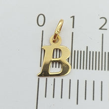 Load image into Gallery viewer, Ladies Pendant 18ct (750, 18K) Yellow Gold &#39;B&#39; Plain Pendant
