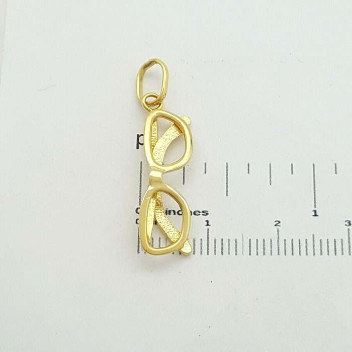 Ladies Pendant 9ct (375, 9K) Yellow Gold Sunglasses Pendant