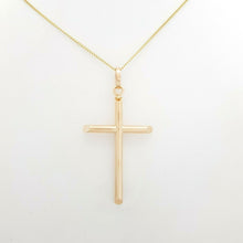 Load image into Gallery viewer, Unisex Pendant 14ct (585, 14K) Rose Gold Large Cross Pendant
