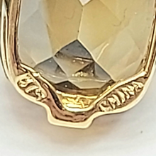 Load image into Gallery viewer, Ladies Necklace Yellow Gold 9ct (375,9K) Rare Natural Citrine &amp; Amethyst Pendant
