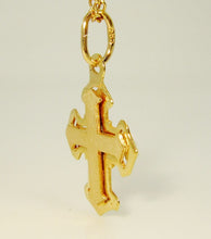 Load image into Gallery viewer, Unisex Pendant 14ct (585, 14K) Yellow Gold Large Cross Pendant
