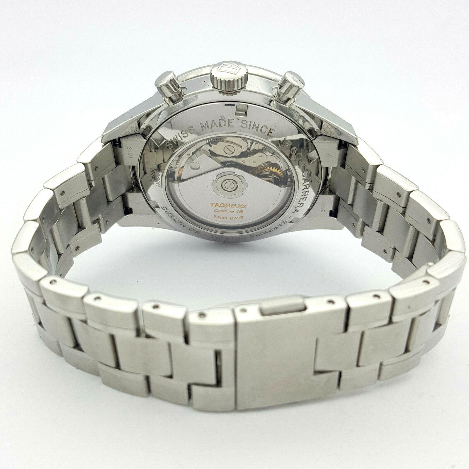 Genuine Tag Heuer Men's Carrera Chrono Tachy Calibre 16 CV2011 Watch
