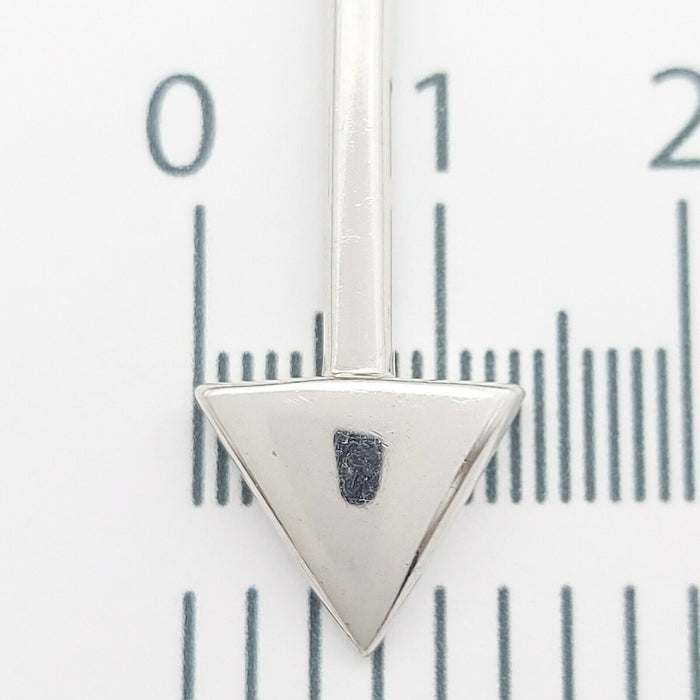 Ladies Necklace 925 Silver Anchor Chain with Opal Arrow Pendant Necklace