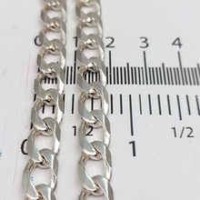 Load image into Gallery viewer, Unisex Sterling Silver (925) Solid High Quality Curb Chain Necklace

