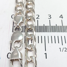 Load image into Gallery viewer, Unisex Sterling Silver (925) Solid High Quality Curb Chain Necklace
