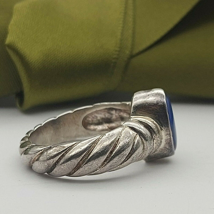 Unisex Ring Silver (925) Opal Unique Dress Ring