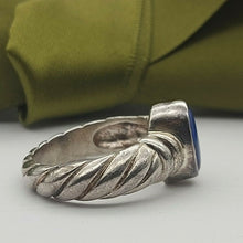 Load image into Gallery viewer, Unisex Ring Silver (925) Opal Unique Dress Ring
