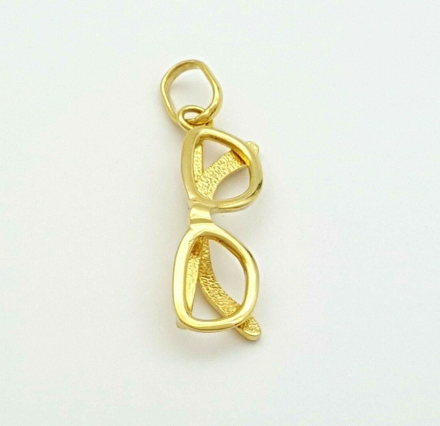 Ladies Pendant 9ct (375, 9K) Yellow Gold Sunglasses Pendant