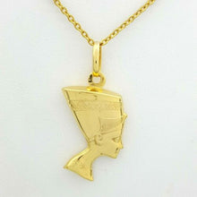Load image into Gallery viewer, Ladies Pendant 9ct (375, 9K) Yellow Gold Pharaoh Pendant
