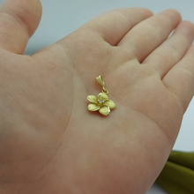 Load image into Gallery viewer, Ladies Pendant Yellow Gold 14ct (585,14K) High Quality Frangipani Flower Pendant
